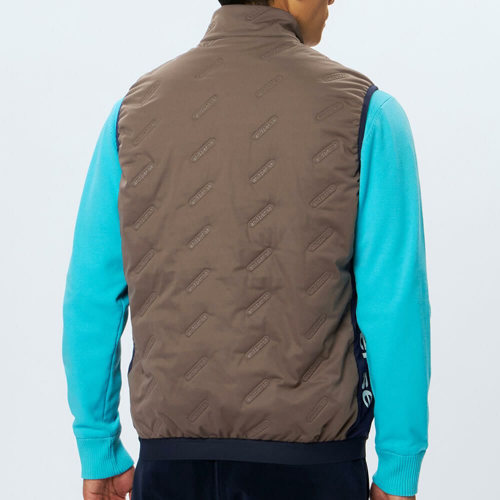 アンパスィ and per se　メンズ エアジャスター 中綿 ベスト AMF1015G3　2025年モデル 詳細1 詳細6