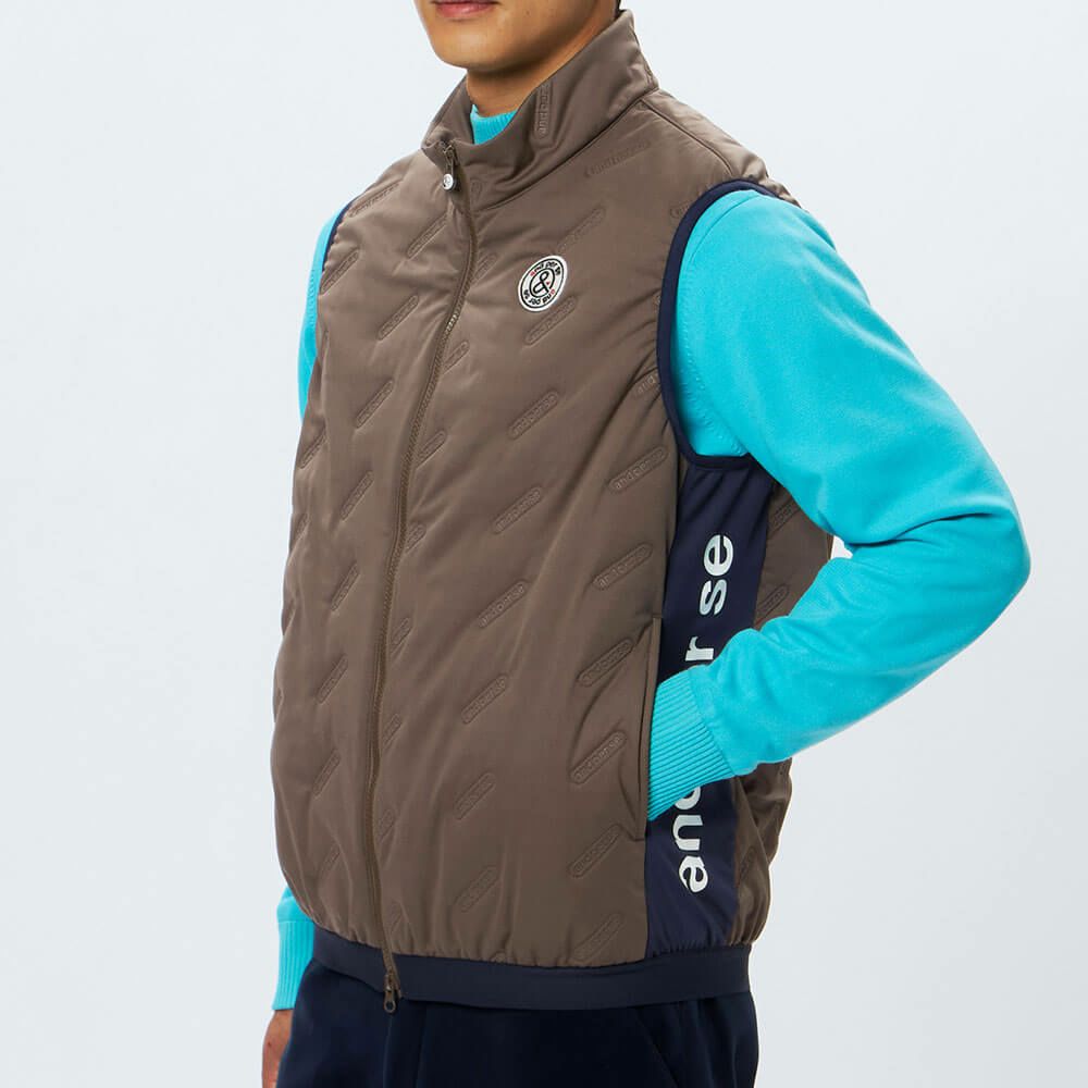 アンパスィ and per se　メンズ エアジャスター 中綿 ベスト AMF1015G3　2025年モデル 詳細1 詳細7