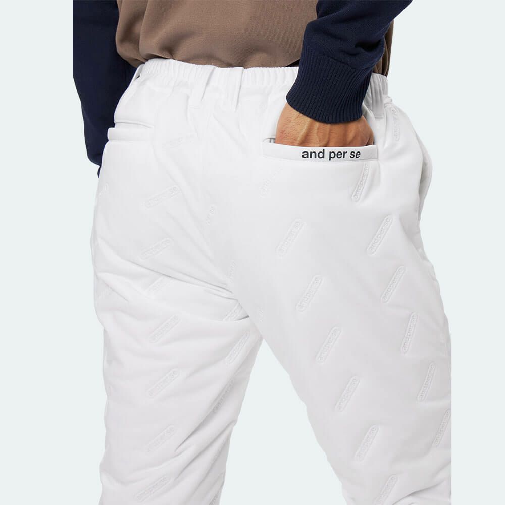 アンパスィ and per se　メンズ エアジャスター 中綿 ロングパンツ AMF5065G3　2025年モデル 詳細1 詳細6