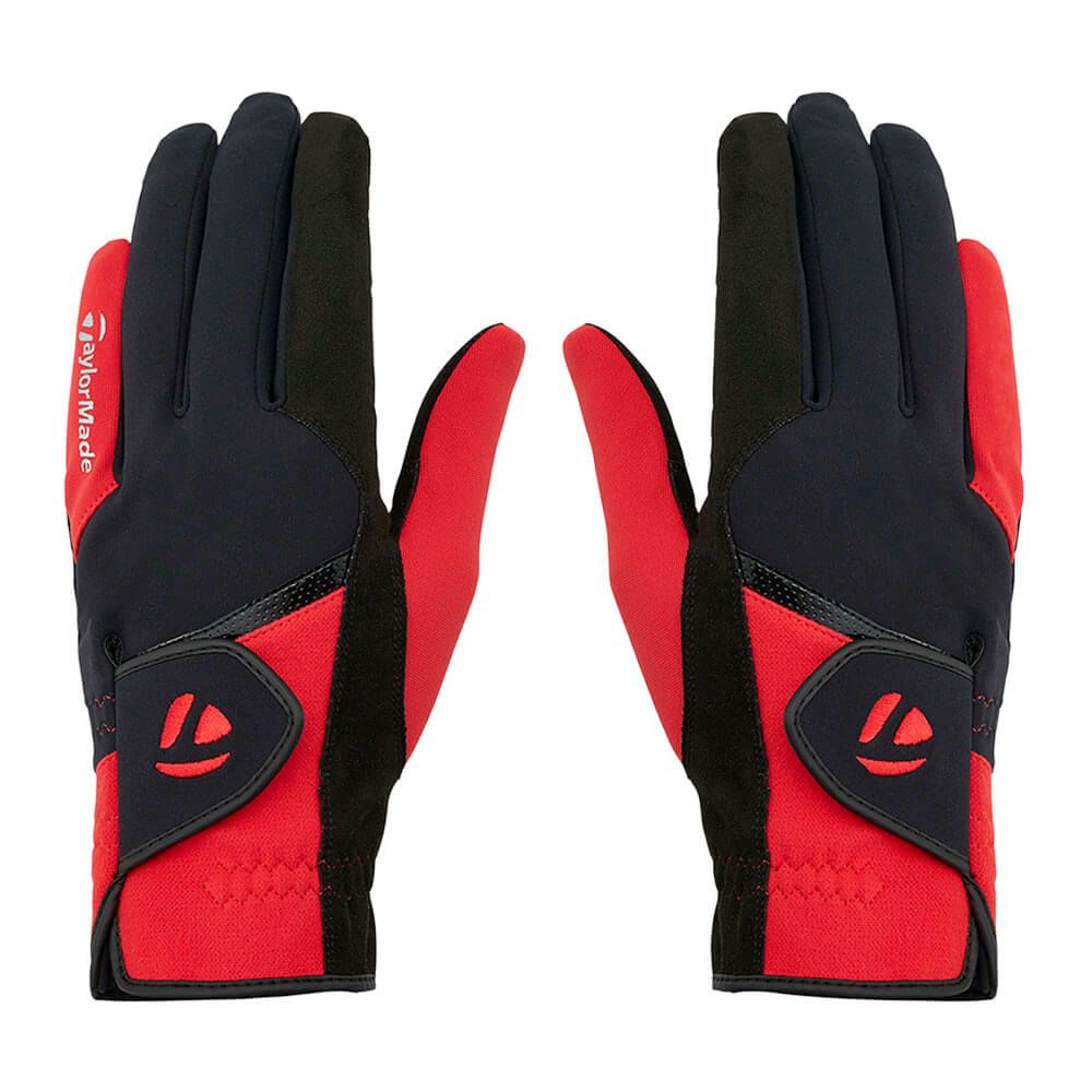 テーラーメイド　T-HEAT Tヒート 両手用 メンズ ゴルフグローブ TL608 M20633 ブラック　2025年モデル ブラック