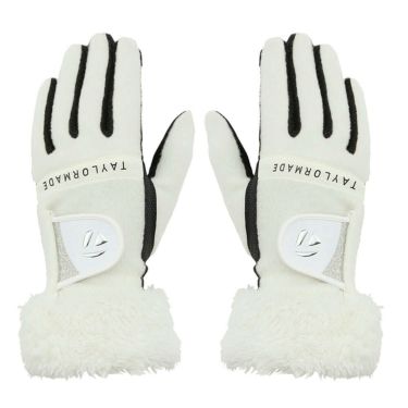 テーラーメイド　BOA FLEECE 2.0 ボア フリース 両手用 レディース ゴルフグローブ TL609 M20635 ホワイト　2025年モデル ホワイト
