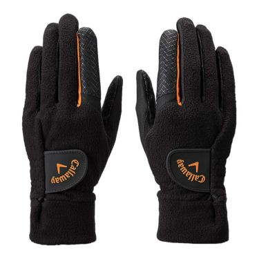 キャロウェイ　HYPER HEAT ハイパーヒート 両手用 メンズ ゴルフグローブ FW 25 JM ブラック　2025年モデル 詳細1 詳細2