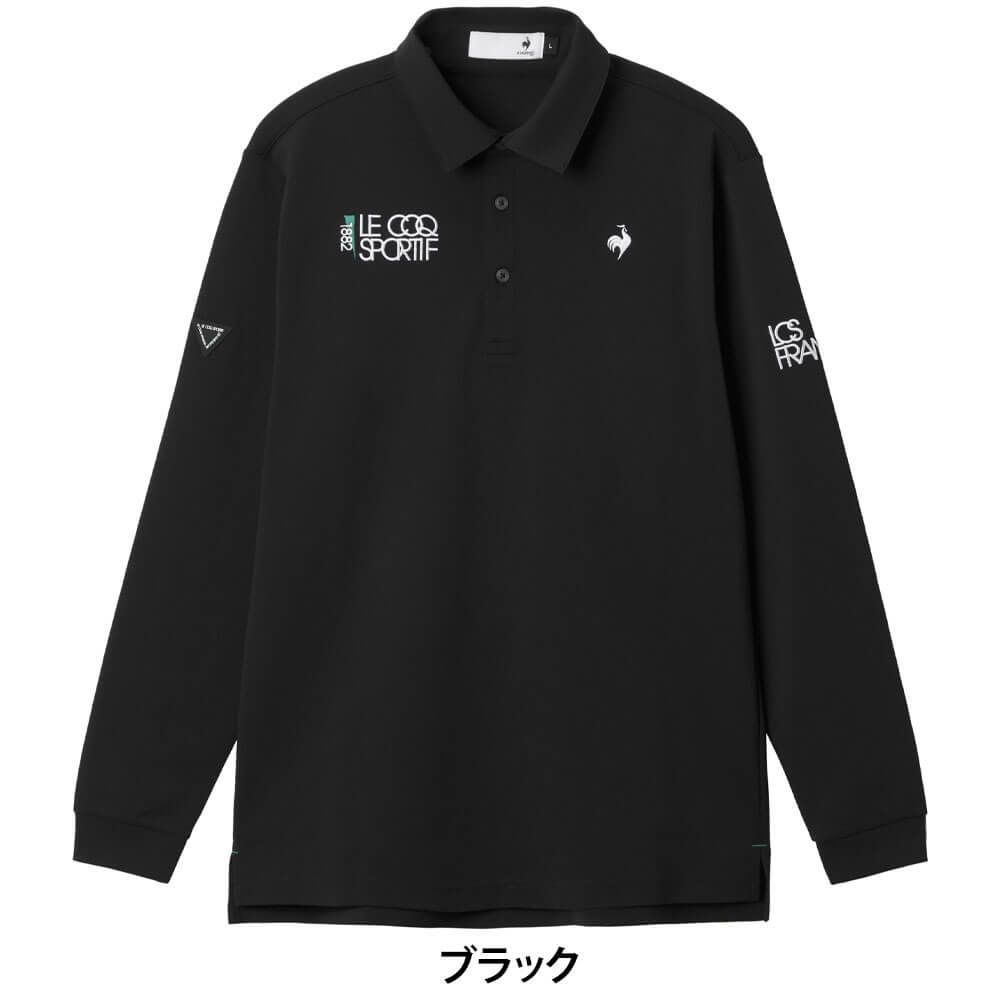 ルコック Le coq sportif　メンズ ベーシックデザイン 長袖 ポロシャツ LG5FLS00M　2025年モデル 詳細1 詳細2