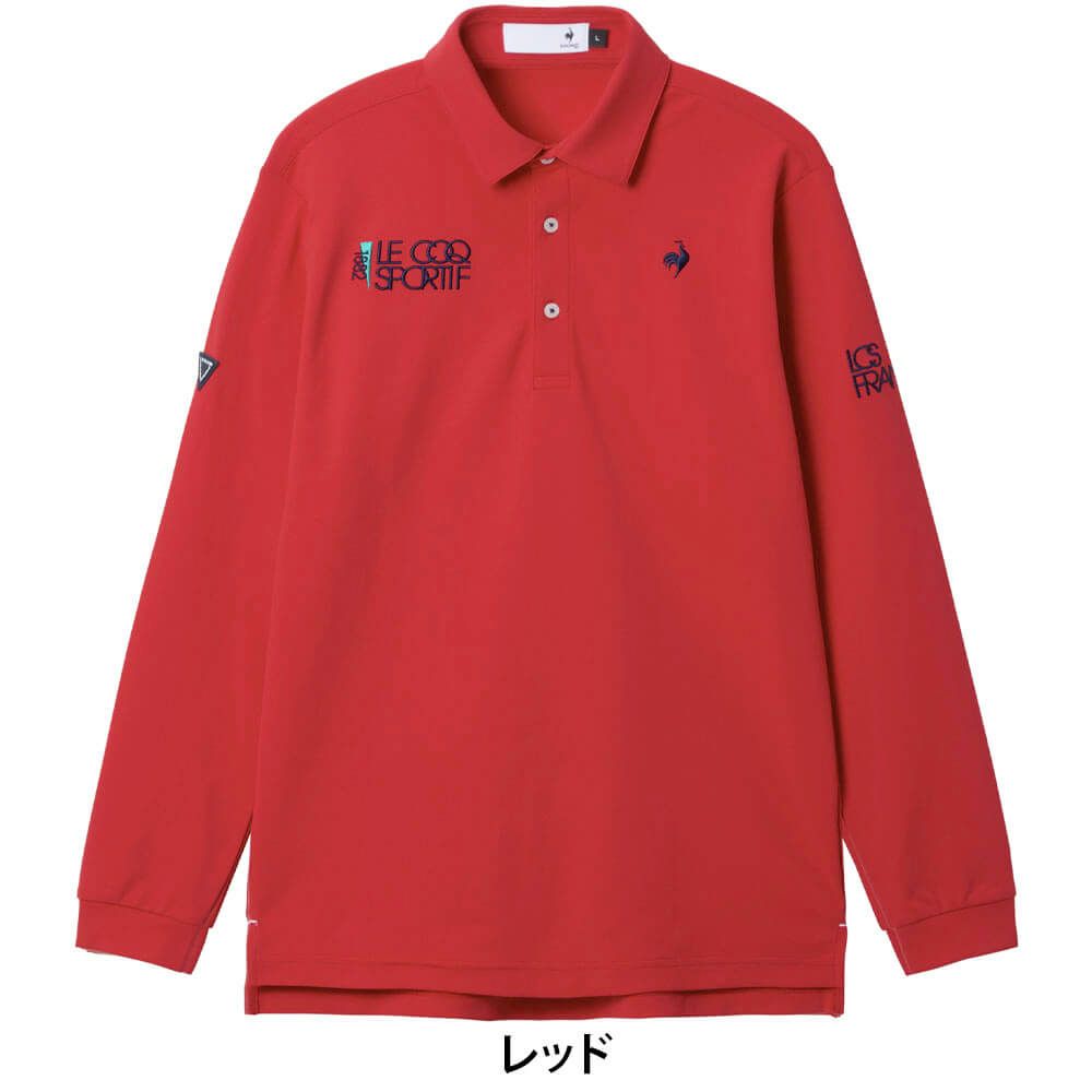 ルコック Le coq sportif　メンズ ベーシックデザイン 長袖 ポロシャツ LG5FLS00M　2025年モデル 詳細1 詳細8
