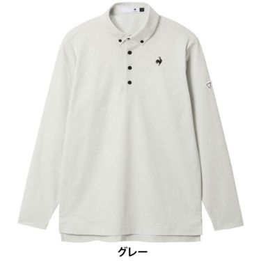 ルコック Le coq sportif　メンズ トライアングルプリント 長袖 ポロシャツ LG5FLS01M　2025年モデル 詳細1 詳細8