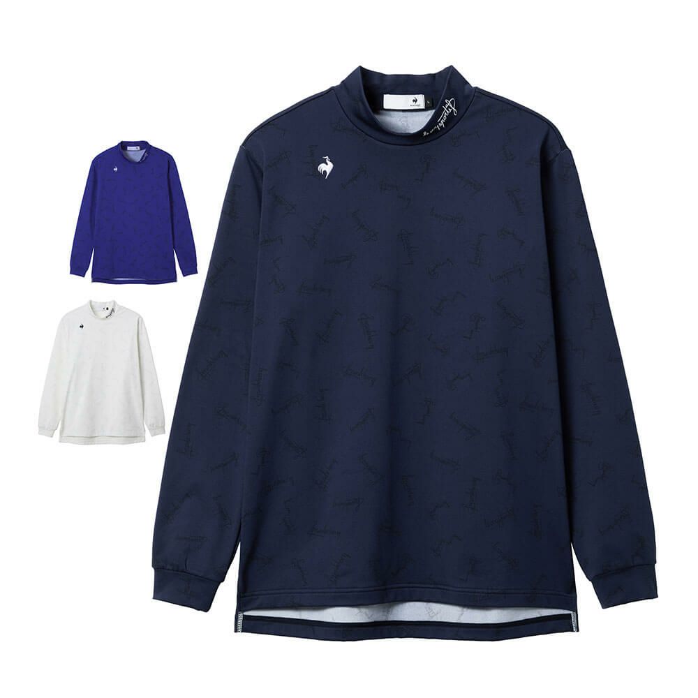 ルコック Le coq sportif　メンズ 長袖 モックネック シャツ LG5FLS51M　2025年モデル