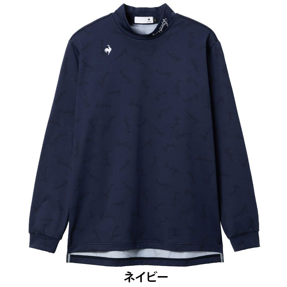 ルコック Le coq sportif　メンズ 長袖 モックネック シャツ LG5FLS51M　2025年モデル 詳細1 詳細4