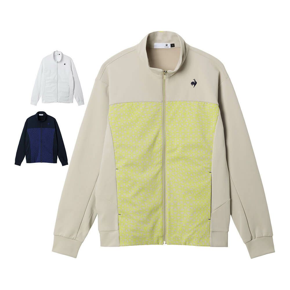 ルコック Le coq sportif　メンズ ハイブリッド 長袖 ブルゾン LG5FSW00M　2025年モデル 詳細1
