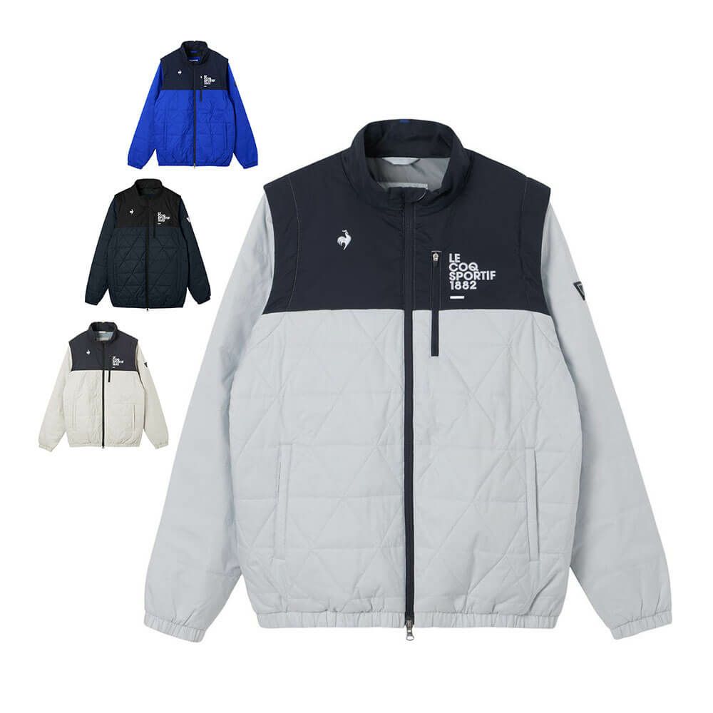 ルコック Le coq sportif　メンズ ヒートナビ 中綿 2WAY ブルゾン LG5FWB50M　2025年モデル