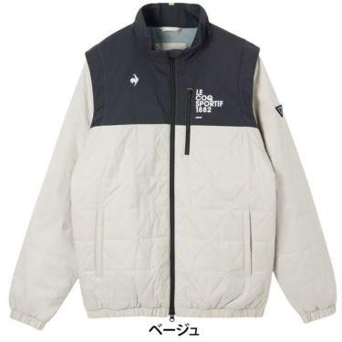 ルコック Le coq sportif　メンズ ヒートナビ 中綿 2WAY ブルゾン LG5FWB50M　2025年モデル 詳細1 詳細2