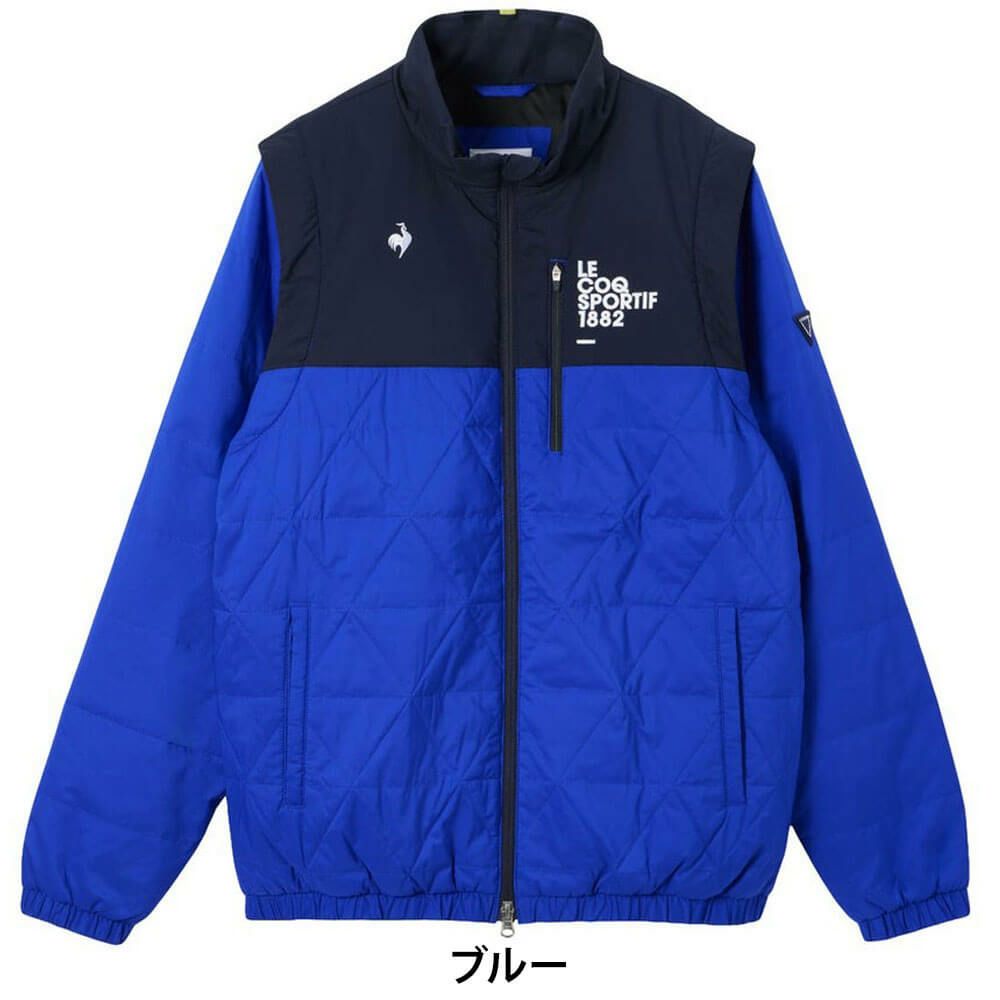ルコック Le coq sportif　メンズ ヒートナビ 中綿 2WAY ブルゾン LG5FWB50M　2025年モデル 詳細1 詳細4