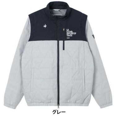 ルコック Le coq sportif　メンズ ヒートナビ 中綿 2WAY ブルゾン LG5FWB50M　2025年モデル 詳細1 詳細6