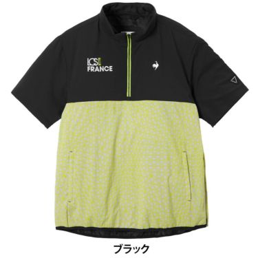 ルコック Le coq sportif　メンズ 中綿 半袖 ハーフジップ ブルゾン LG5FWBC0M　2025年モデル 詳細1 詳細2