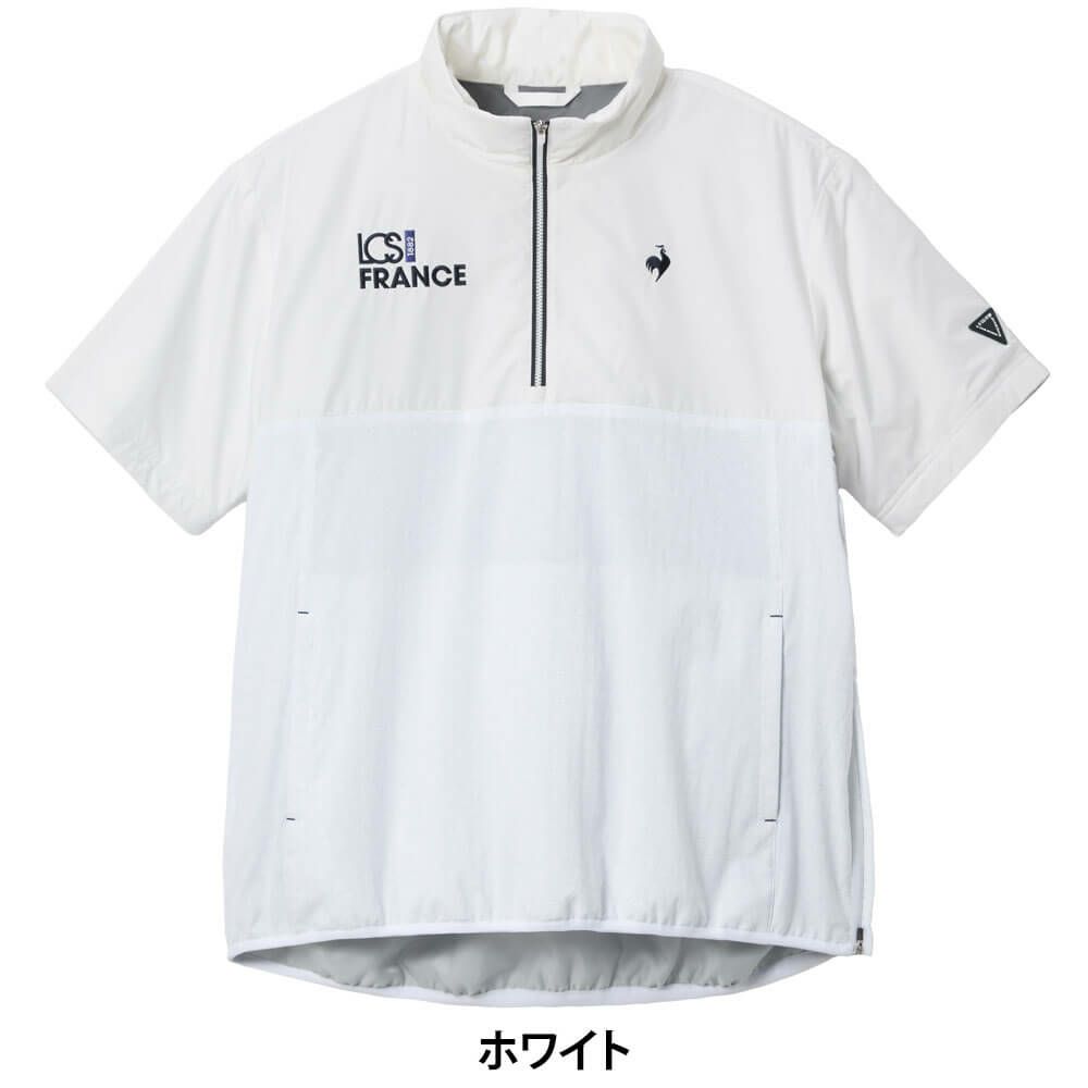 ルコック Le coq sportif　メンズ 中綿 半袖 ハーフジップ ブルゾン LG5FWBC0M　2025年モデル 詳細1 詳細8