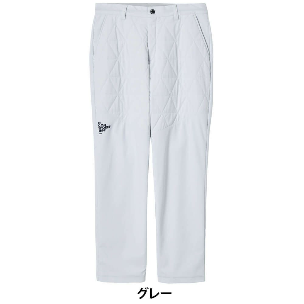 ルコック Le coq sportif　メンズ ハイブリッド 中綿 ロングパンツ LG5FLP02M　2025年モデル 詳細1 詳細4