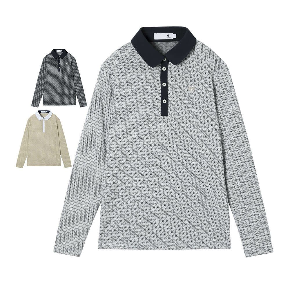 ルコック Le coq sportif　レディース 長袖 ポロシャツ LG5FLS01　2025年モデル 詳細1