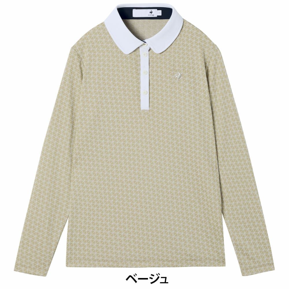 ルコック Le coq sportif　レディース 長袖 ポロシャツ LG5FLS01　2025年モデル 詳細1 詳細2