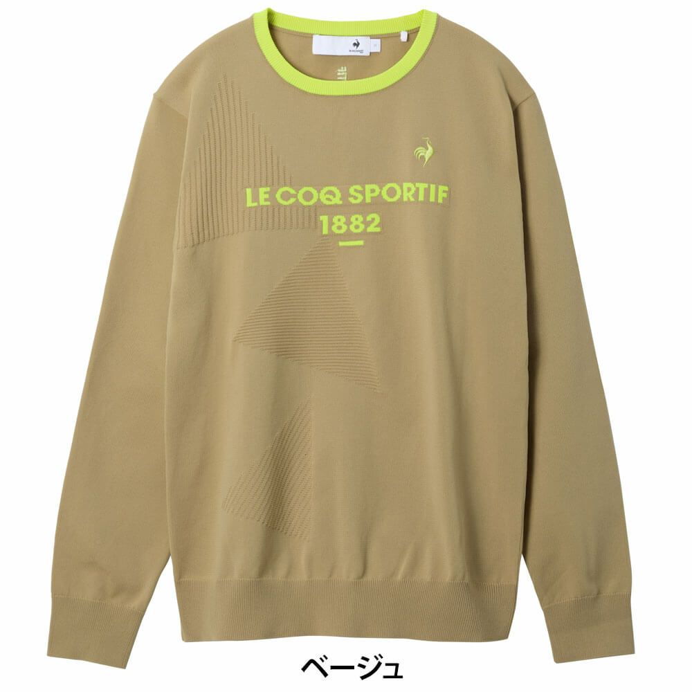 ルコック Le coq sportif　レディース 長袖 クルーネック セーター LG5FST00L　2025年モデル 詳細1 詳細2