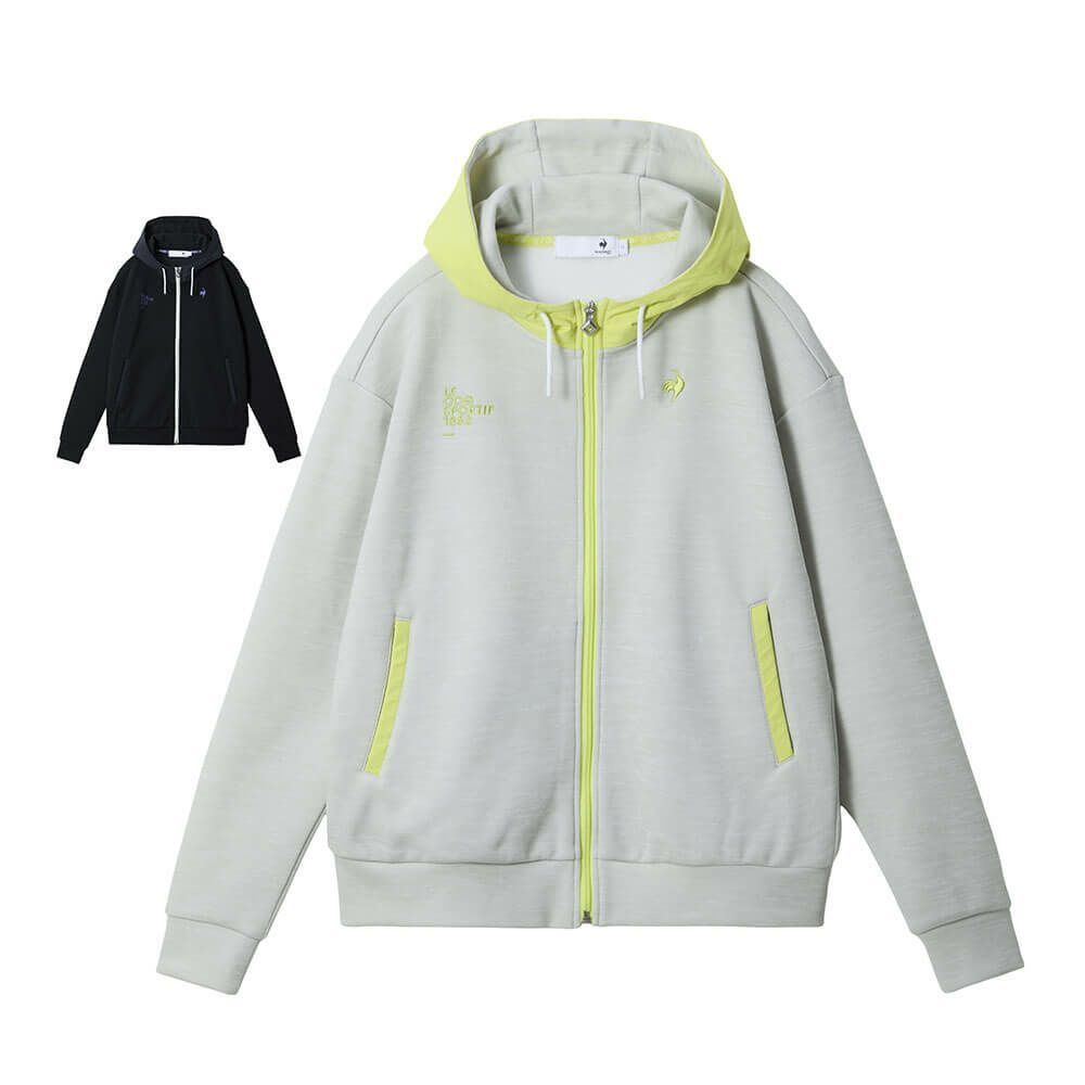 ルコック Le coq sportif　レディース 長袖 フルジップ フーディー スウェット LG5FSW50L　2025年モデル 詳細1