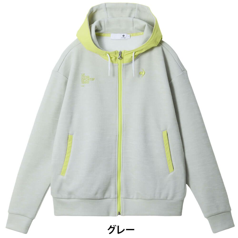 ルコック Le coq sportif　レディース 長袖 フルジップ フーディー スウェット LG5FSW50L　2025年モデル 詳細1 詳細2