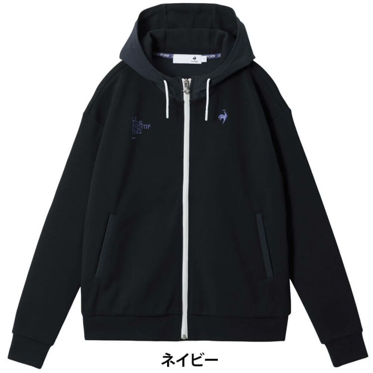ルコック Le coq sportif レディース 長袖 フルジップ フーディー