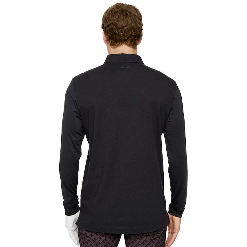 Jリンドバーグ J.LINDEBERG　メンズ ハイブリッド 長袖 ポロシャツ 071-24913 019 ブラック　2025年モデル ブラック 詳細2