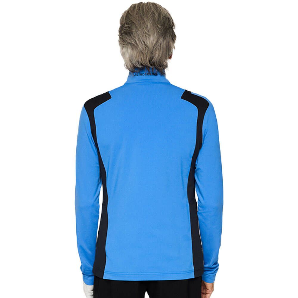 Jリンドバーグ J.LINDEBERG　メンズ ショルダーブリッジ ハーフジップ 長袖 ミッドレイヤー 071-34910 094 ターコイズ　2025年モデル ターコイズ 詳細2