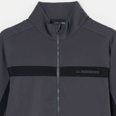 Jリンドバーグ J.LINDEBERG　メンズ バックブリッジ ミッドレイヤー 長袖 ブルゾン 071-54913 018 チャコール　2025年モデル チャコール 詳細3