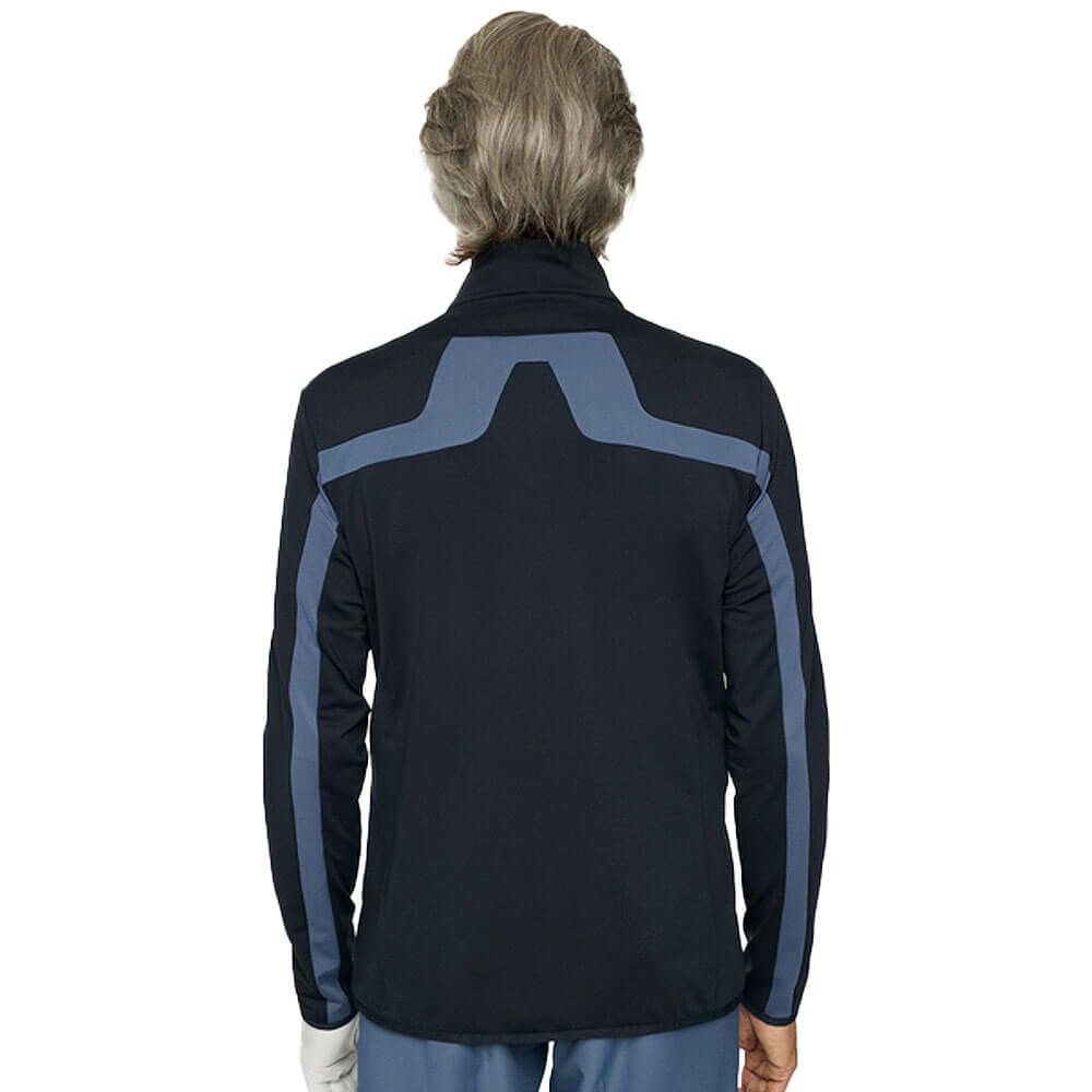 Jリンドバーグ J.LINDEBERG　メンズ バックブリッジ ミッドレイヤー 長袖 ブルゾン 071-54913 198 ネイビー　2025年モデル ネイビー 詳細2