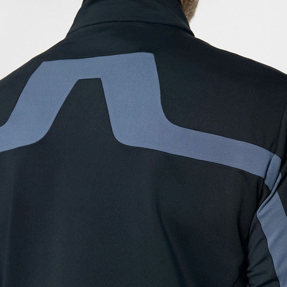 Jリンドバーグ J.LINDEBERG　メンズ バックブリッジ ミッドレイヤー 長袖 ブルゾン 071-54913 198 ネイビー　2025年モデル ネイビー 詳細3