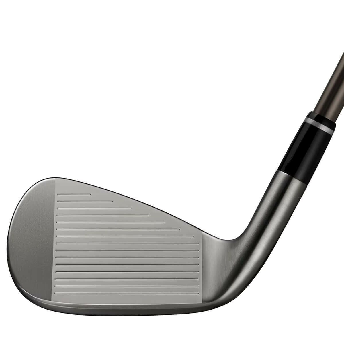 プロギア PRGR　04 ゼロヨン Limited Black Edition アイアン 2025年モデル　5本セット（＃7～9、PW、AW） SPEC STEEL III Ver.2 Luxury Black スチールシャフト 詳細3