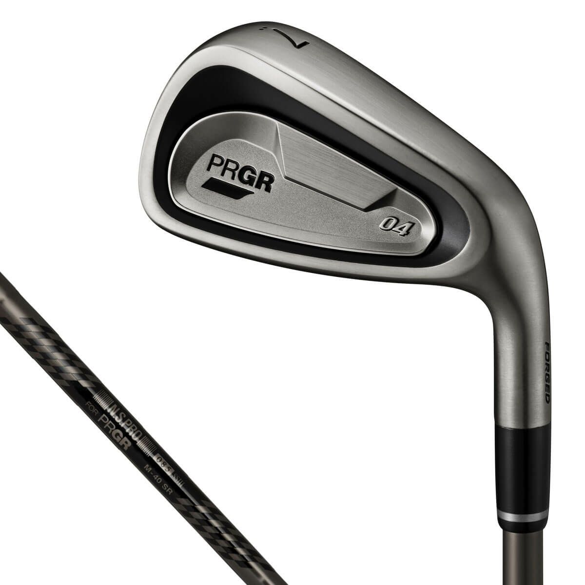 プロギア PRGR　04 ゼロヨン Limited Black Edition アイアン 2025年モデル　単品 SPEC STEEL III Ver.2 Luxury Black スチールシャフト 詳細1