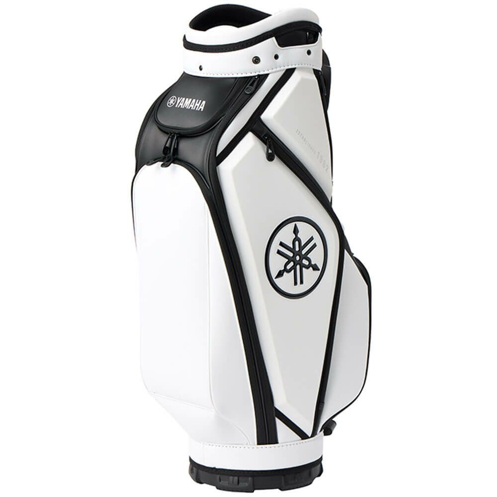ヤマハ　メンズ ミドルサイズ キャディバッグ Y26CBM WBK ホワイト×ブラック　2026年モデル ホワイト×ブラック 詳細2