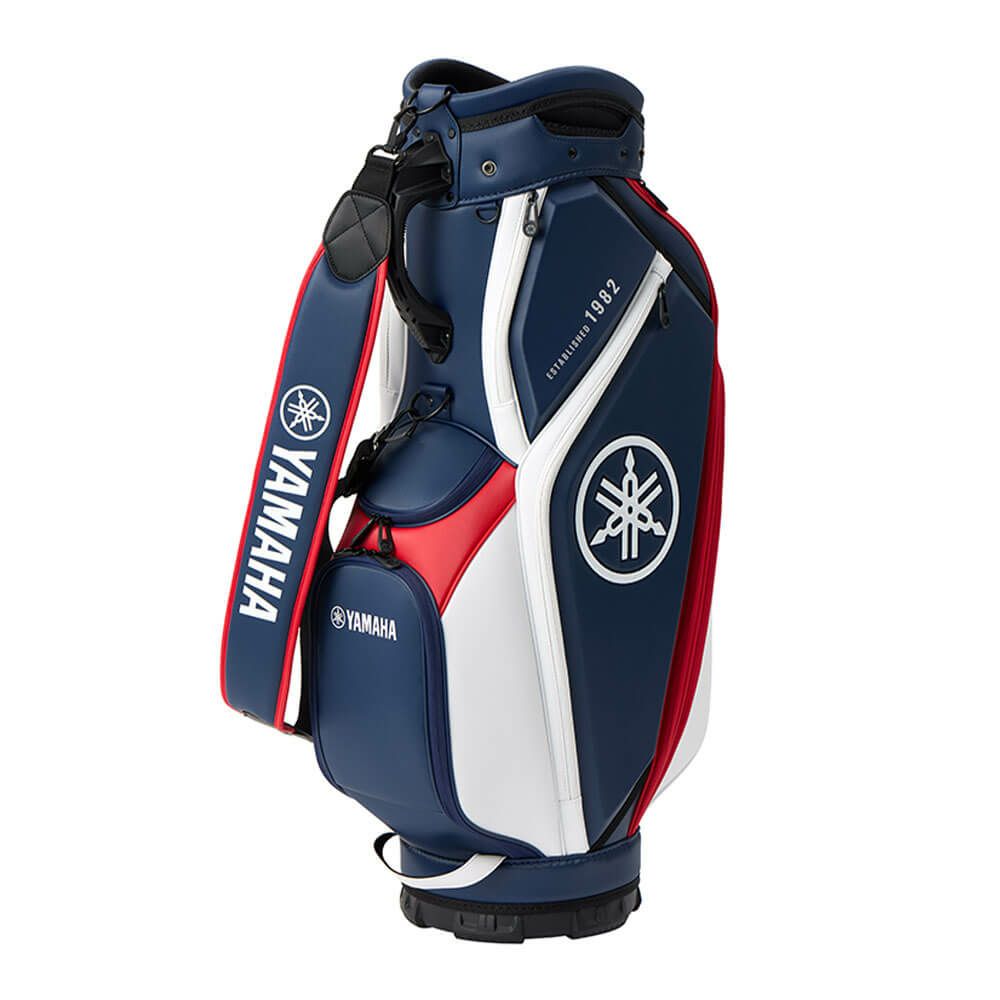 ヤマハ　メンズ ミドルサイズ キャディバッグ Y26CBM WRDNV ホワイト×レッド×ネイビー　2026年モデル ホワイト×レッド×ネイビー