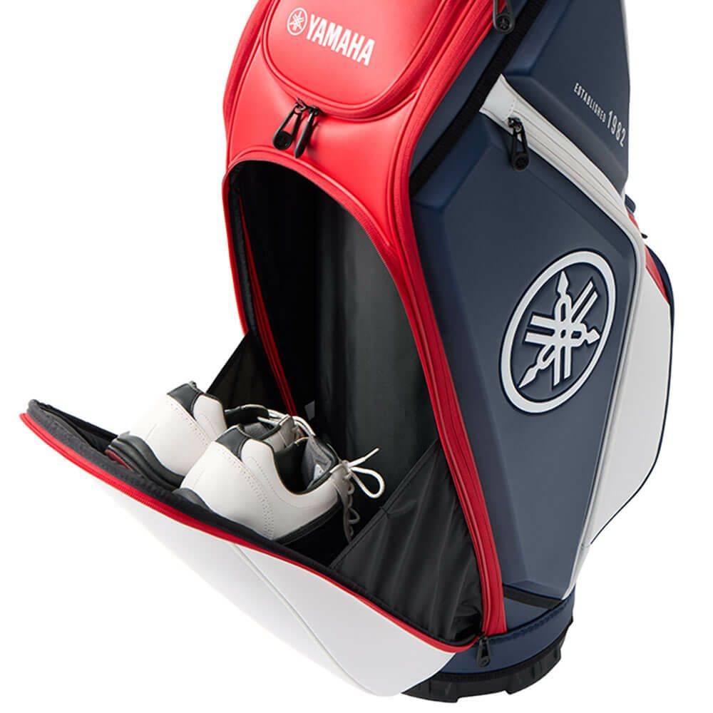 ヤマハ　メンズ ミドルサイズ キャディバッグ Y26CBM WRDNV ホワイト×レッド×ネイビー　2026年モデル ホワイト×レッド×ネイビー 詳細4