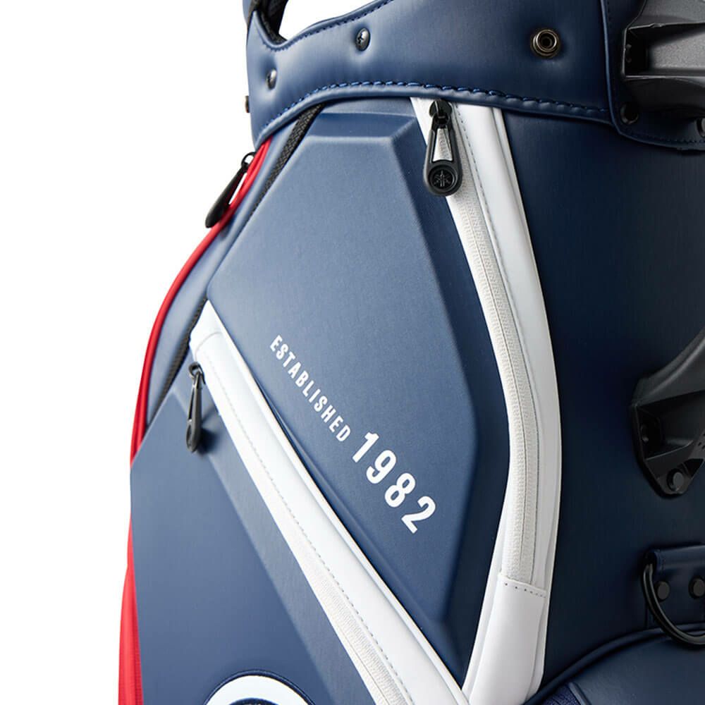 ヤマハ　メンズ ミドルサイズ キャディバッグ Y26CBM WRDNV ホワイト×レッド×ネイビー　2026年モデル ホワイト×レッド×ネイビー 詳細6