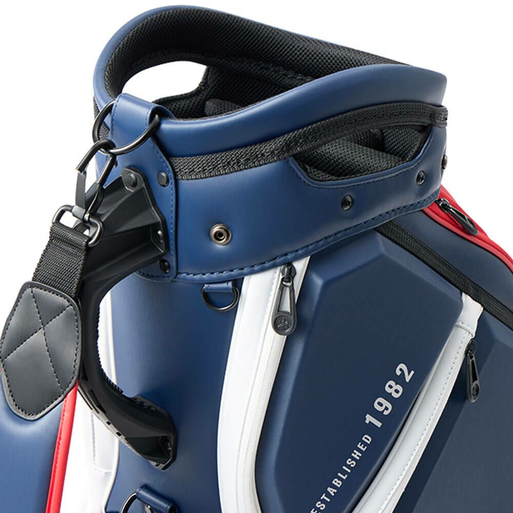 ヤマハ　メンズ ミドルサイズ キャディバッグ Y26CBM WRDNV ホワイト×レッド×ネイビー　2026年モデル ホワイト×レッド×ネイビー 詳細7