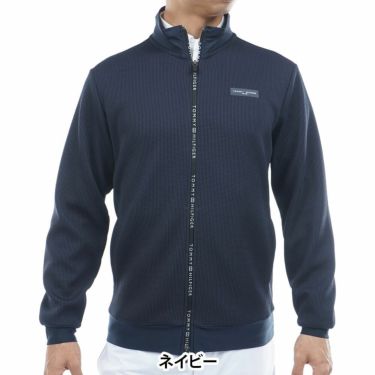 トミー ヒルフィガー ゴルフ　メンズ スウェット 長袖 ジャケット THMA552　2025年モデル 詳細1 詳細2