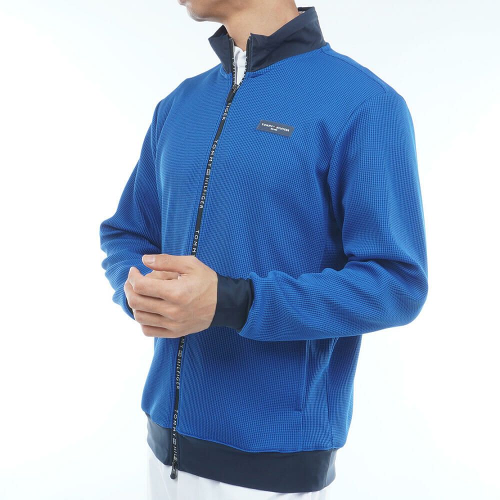 トミー ヒルフィガー ゴルフ　メンズ スウェット 長袖 ジャケット THMA552　2025年モデル 詳細1 詳細7