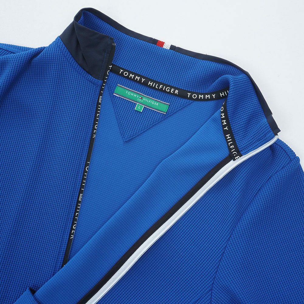 トミー ヒルフィガー ゴルフ　メンズ スウェット 長袖 ジャケット THMA552　2025年モデル 詳細1 詳細10