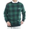 トミー ヒルフィガー ゴルフ　メンズ チェックジャガード 長袖 クルーネック セーター THMA571　2025年モデル 詳細1 詳細11