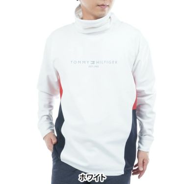 トミー ヒルフィガー ゴルフ　メンズ ネックウォーマー付 長袖 スウェット THMA583　2025年モデル 詳細1 詳細2