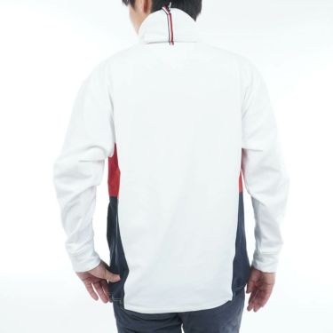 トミー ヒルフィガー ゴルフ　メンズ ネックウォーマー付 長袖 スウェット THMA583　2025年モデル 詳細1 詳細3