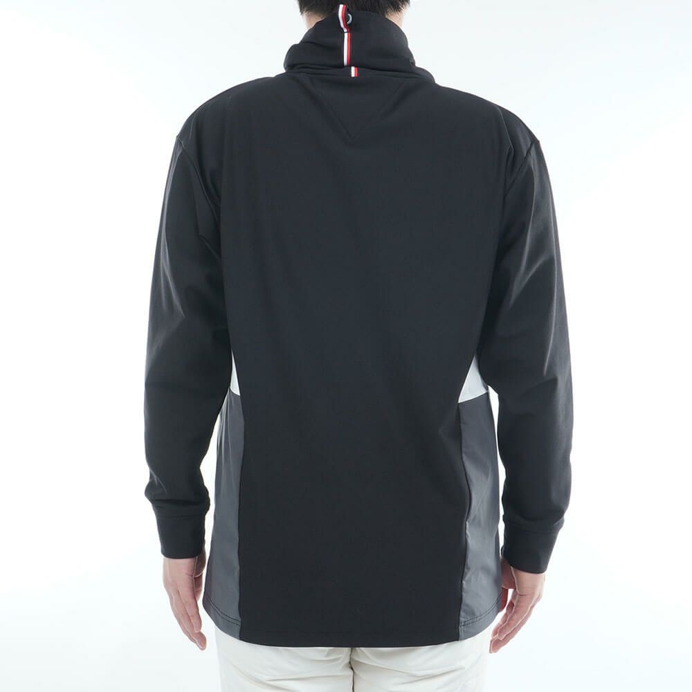 トミー ヒルフィガー ゴルフ　メンズ ネックウォーマー付 長袖 スウェット THMA583　2025年モデル 詳細1 詳細6