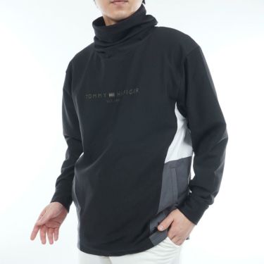 トミー ヒルフィガー ゴルフ　メンズ ネックウォーマー付 長袖 スウェット THMA583　2025年モデル 詳細1 詳細7