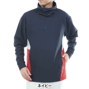 トミー ヒルフィガー ゴルフ　メンズ ネックウォーマー付 長袖 スウェット THMA583　2025年モデル 詳細1 詳細12