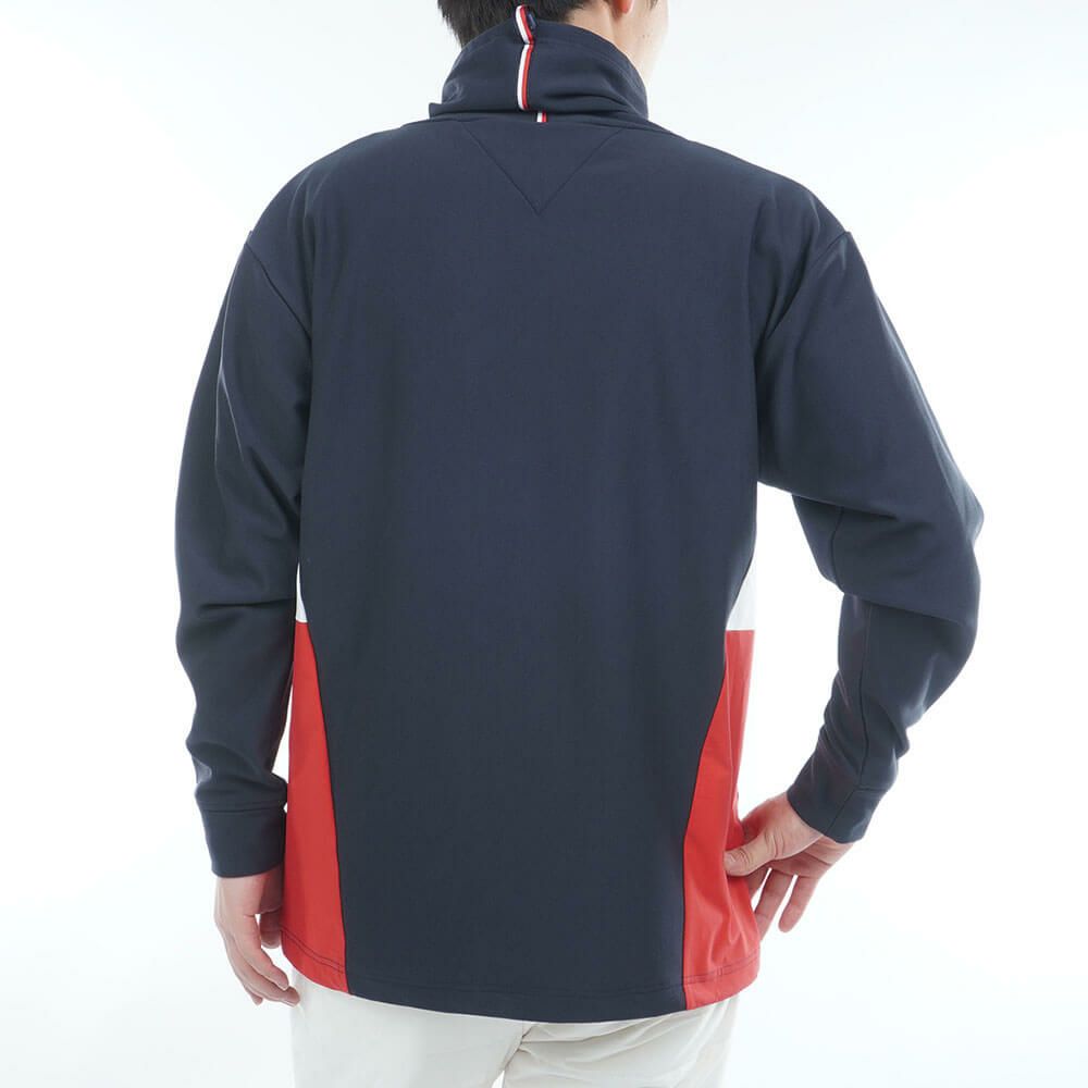 トミー ヒルフィガー ゴルフ　メンズ ネックウォーマー付 長袖 スウェット THMA583　2025年モデル 詳細1 詳細13