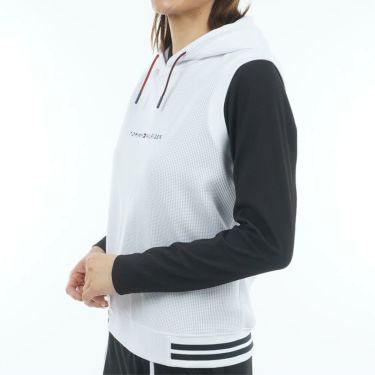トミー ヒルフィガー ゴルフ　レディース ワッフル スウェット フーディー ベスト THLA551　2025年モデル 詳細1 詳細4