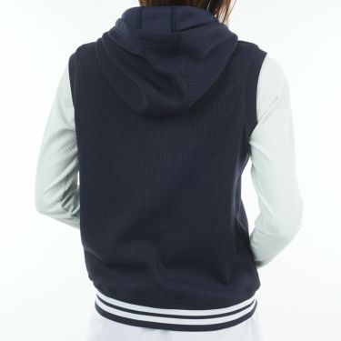 トミー ヒルフィガー ゴルフ　レディース ワッフル スウェット フーディー ベスト THLA551　2025年モデル 詳細1 詳細6