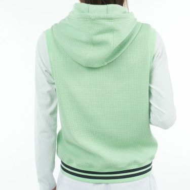 トミー ヒルフィガー ゴルフ　レディース ワッフル スウェット フーディー ベスト THLA551　2025年モデル 詳細1 詳細9